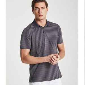 New AG Polo Stripe Mech Shirt